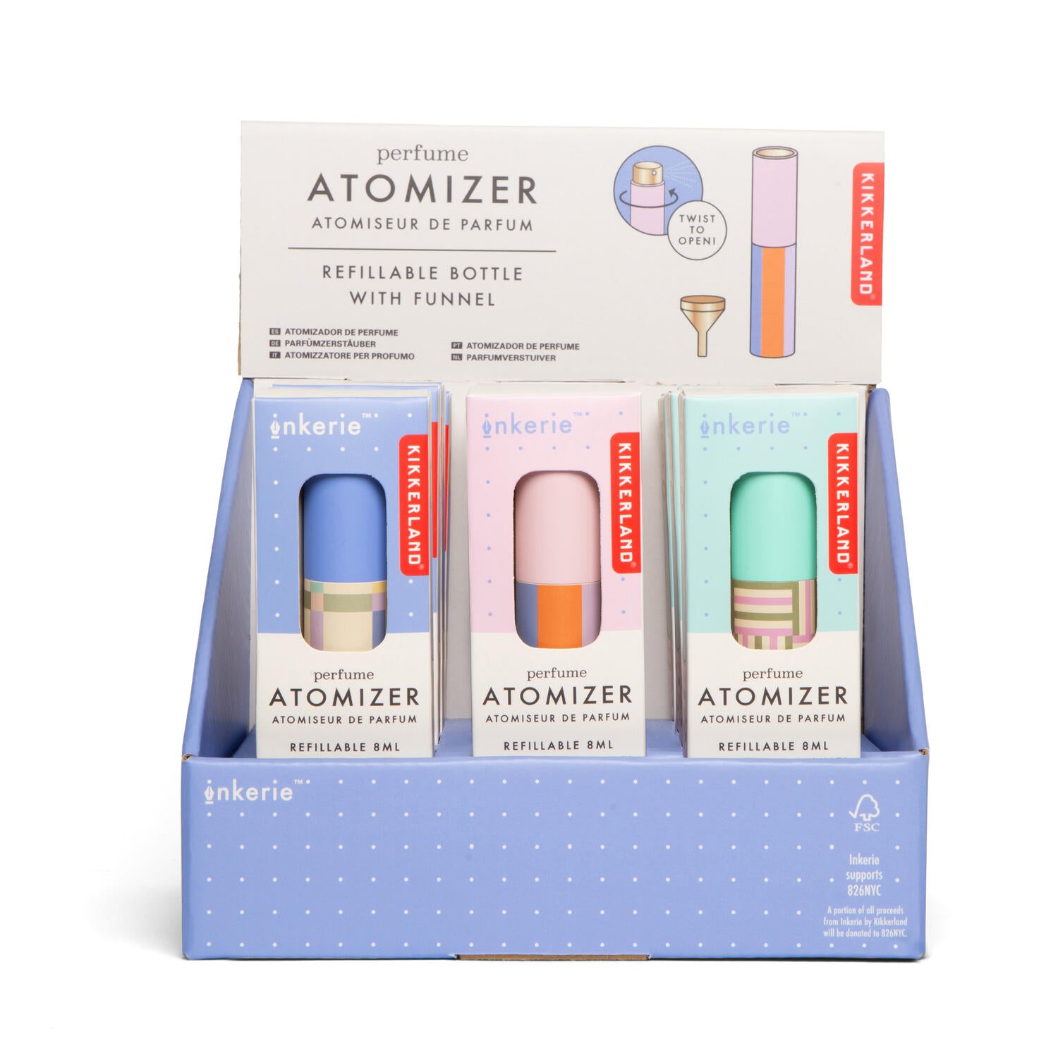 Assorteret Perfume Atomizer - 8 ml